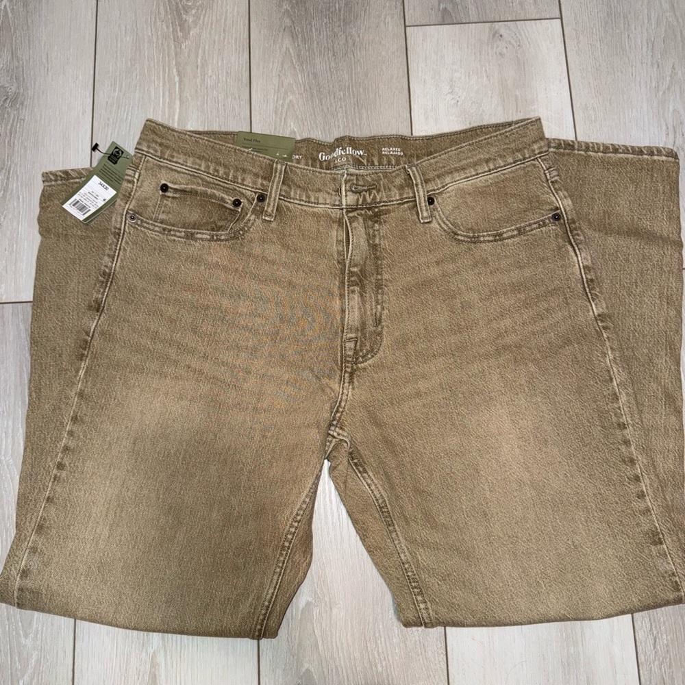 Goodfellow & Co Men's Tan Relaxed Jeans